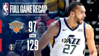 Highlights New York Knicks vs Utah Jazz